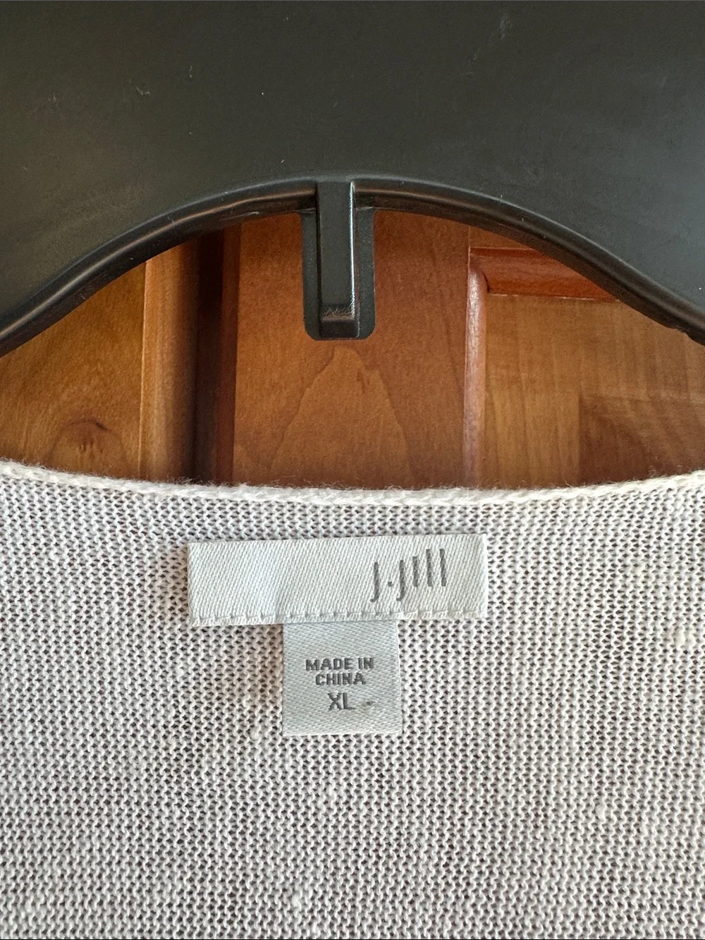 J. Jill Open-Front White Lightweight Cardigan, XL, Linen/Cotton/Modal blend, EUC